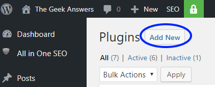 how to add a new plugin to wordpress